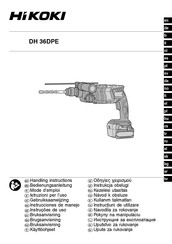 HIKOKI DH36DPEWEZ Bedienungsanleitung