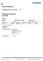 Webasto Thermo Top Evo Bedienungsanleitung