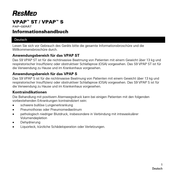 ResMed VPAP S Informationshandbuch