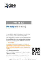 3Idee vme-75-100 Montageanleitung