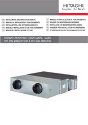 Hitachi KPI-802E3E Installations- Und Betriebshandbuch