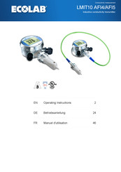 ECOLAB LMIT10 AFI4 Betriebsanleitung