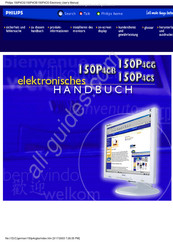 Philips 150P4CG Elektronisches Handbuch