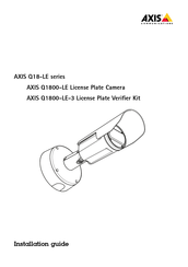Axis Communications Q1808-LE Installationsanleitung