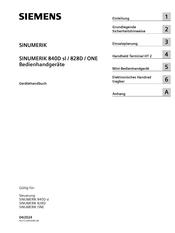 Siemens SINUMERIK 880M Gerätehandbuch