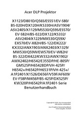 Acer V59F Serie Benutzerhandbuch