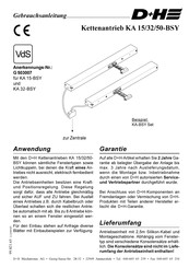 D+H KA 15-BSY Gebrauchsanleitung