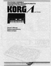 Korg Alambda Bedienungsanleitung