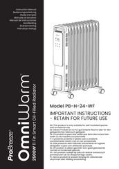 Probreeze OmniWarm PB-H-24-WF Bedienungsanleitung