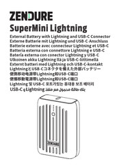 Zendure SuperMini Lightning Bedienungsanleitung