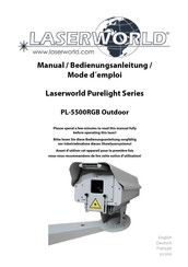 Laserworld Purelight Serie Bedienungsanleitung