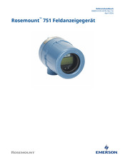 Emerson Rosemount 751 Referenzhandbuch