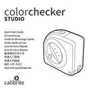 X-Rite calibrite colorchecker STUDIO Kurzanleitung