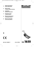 EINHELL New Generation EM 1650 Bedienungsanleitung