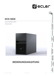 Ecler KICK-SB28 Bedienungsanleitung