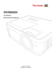 ViewSonic PX700HDH Benutzerhandbuch