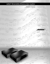 Bose AmPlus 100 Installateur-Anleitung