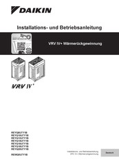 Daikin REYQ14U7Y1B Installation Und Betriebsanleitung