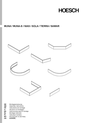 HOESCH MUNA S Montageanweisung