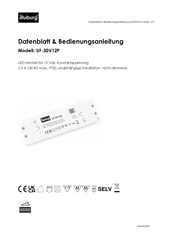 Illuburg UF-30V12P Datenblatt & Bedienungsanleitung