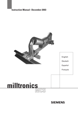 Siemens Milltronics MCS Montageanleitung