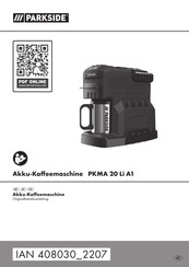 Parkside PHSSA 20 -Li A1 Originalbetriebsanleitung