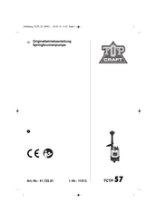 Top Craft 41.722.91 Originalbetriebsanleitung
