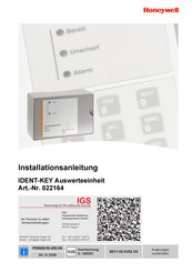 Honeywell 022164 Installationsanleitung