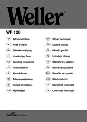 Cooper Hand Tools Weller WP 120 Betriebsanleitung