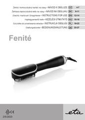 eta Fenité Bedienungsanleitung