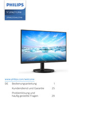 Philips V Line 271V8LAB/00 Bedienungsanleitung