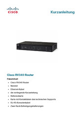 Cisco RV340-K9-G5 Kurzanleitung
