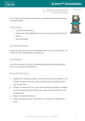 Vernier Go Direct Bedienungsanleitung