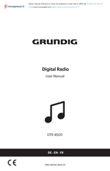 Grundig DTR 4500 Bedienungsanleitung