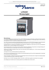 Spirax Sarco LCR2251 Kurzanleitung