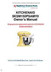 KitchenAid 5KSM150PS Gebrauchsanleitung