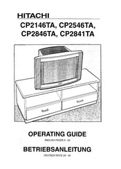 Hitachi CP2146TA Betriebsanleitung