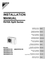 Daikin 3MXS68G2V1B Installationsanleitung