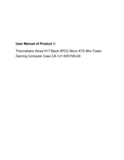Thermaltake Versa H17 Black SPCC Micro Benutzerhandbuch