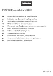Miele PW 6163 Installationsplan