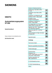 Siemens Simatic S7-200 Systemhandbuch