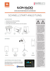 Harman JBL Professional eon 600 Serie Schnellstartanleitung