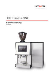 Schaerer JDE Barista ONE Betriebsanleitung