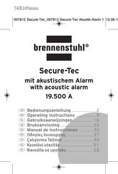 brennenstuhl Secure-Tec Bedienungsanleitung
