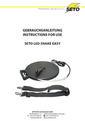 Setolite SETO LED SNAKE EASY Gebrauchsanleitung