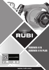 Rubi RUBIMIX-9 N UK Bedienungsanleitung