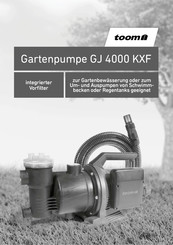 Toom GJ 4000 KXF Bedienungsanleitung