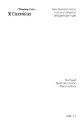 Electrolux KM412.2 Benutzerinformation