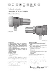 Endress+Hauser Soliwave FQR56 Technische Information