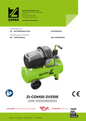 Zipper Maschinen ZI-COM50-2V510E Betriebsanleitung